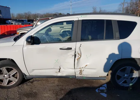 2007 Jeep Compass Sport из США, поврежденный, VIN 1J8FF47W57D385836